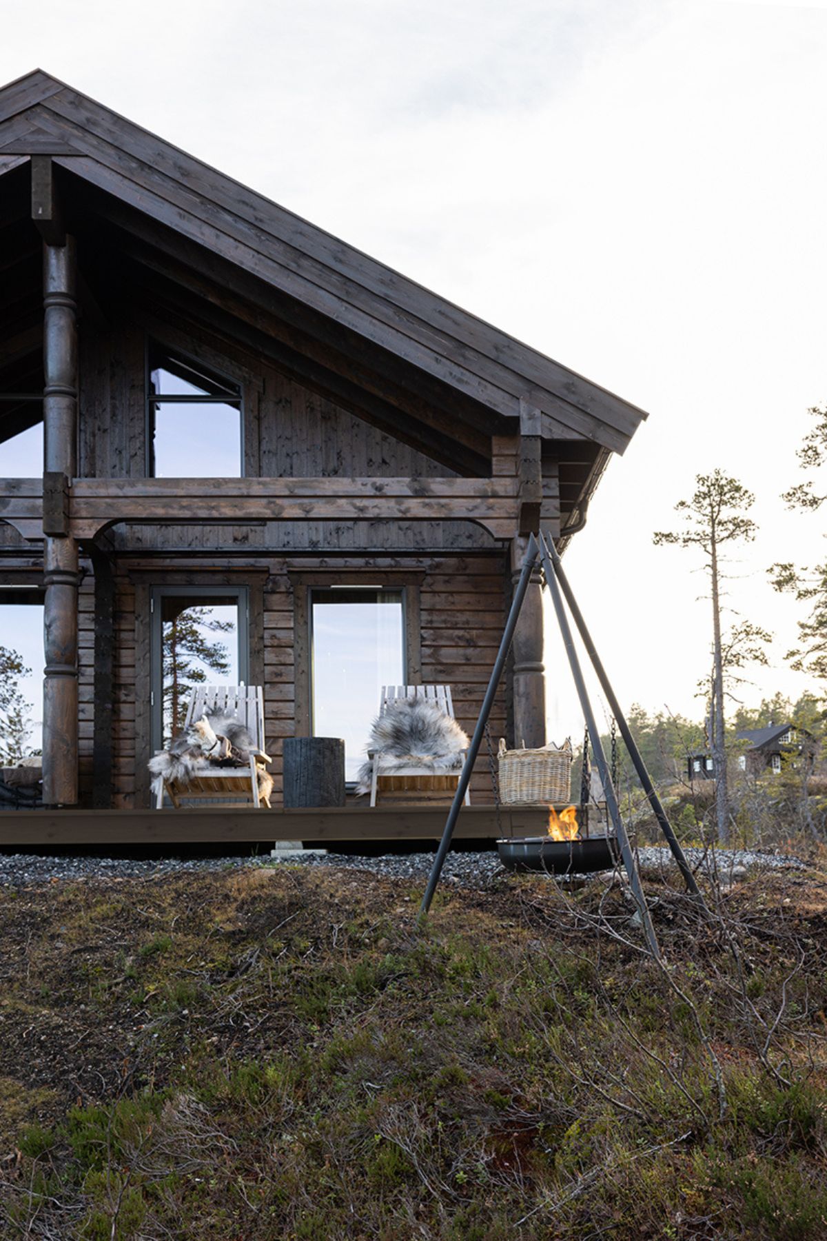 Konsept og møblering av hytte på Blefjell