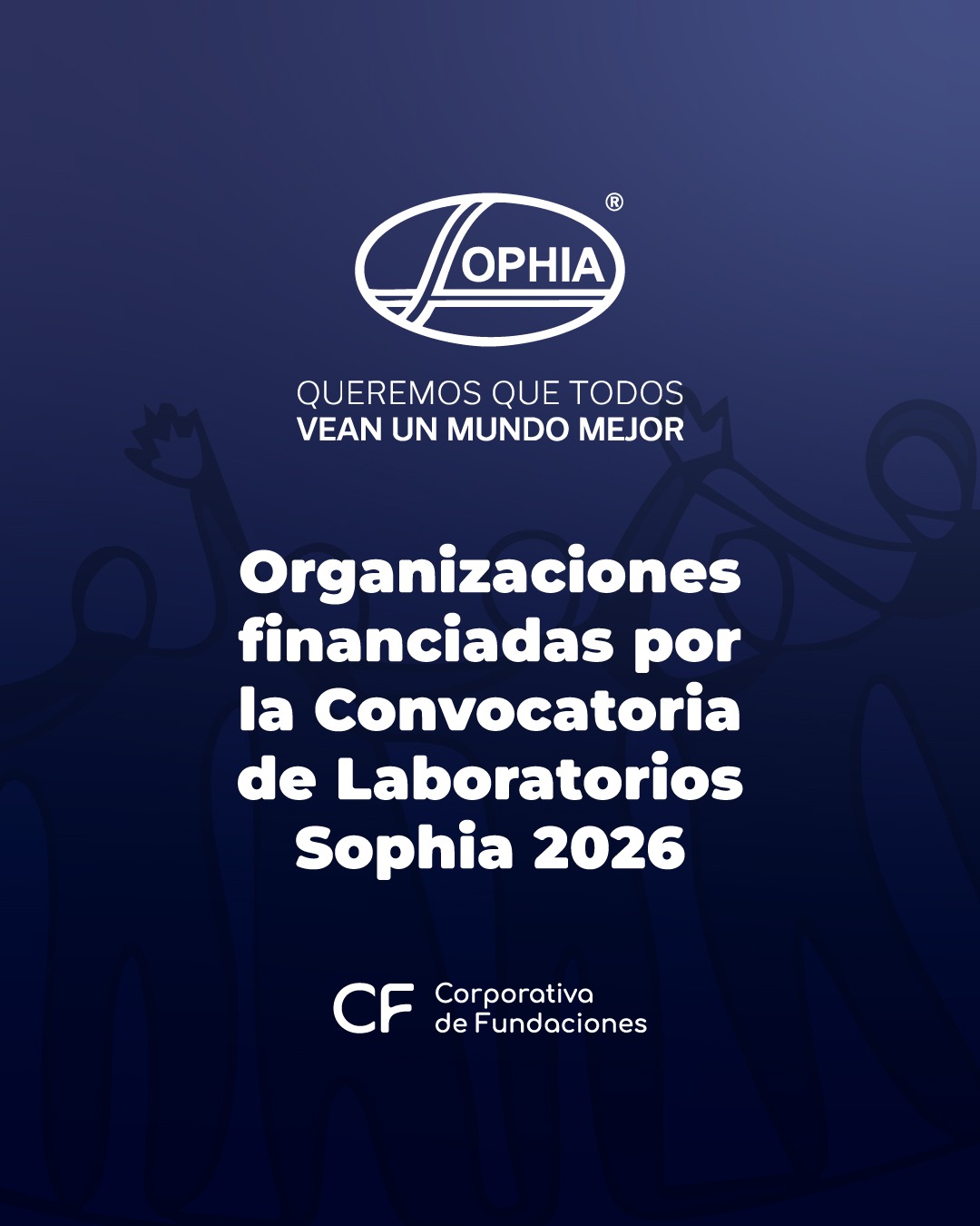Organizaciones seleccionadas por la Convocatoria de Laboratorios Sophia 2026