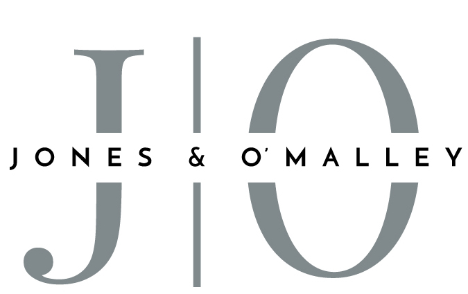 A logo for Jones & O'Malley