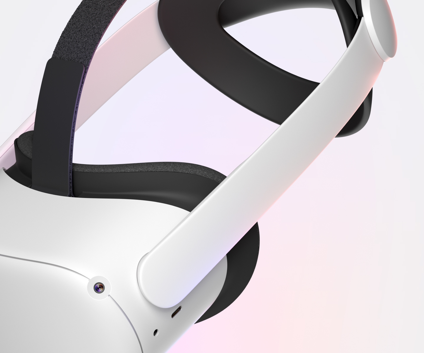 Oculus Go headset floating