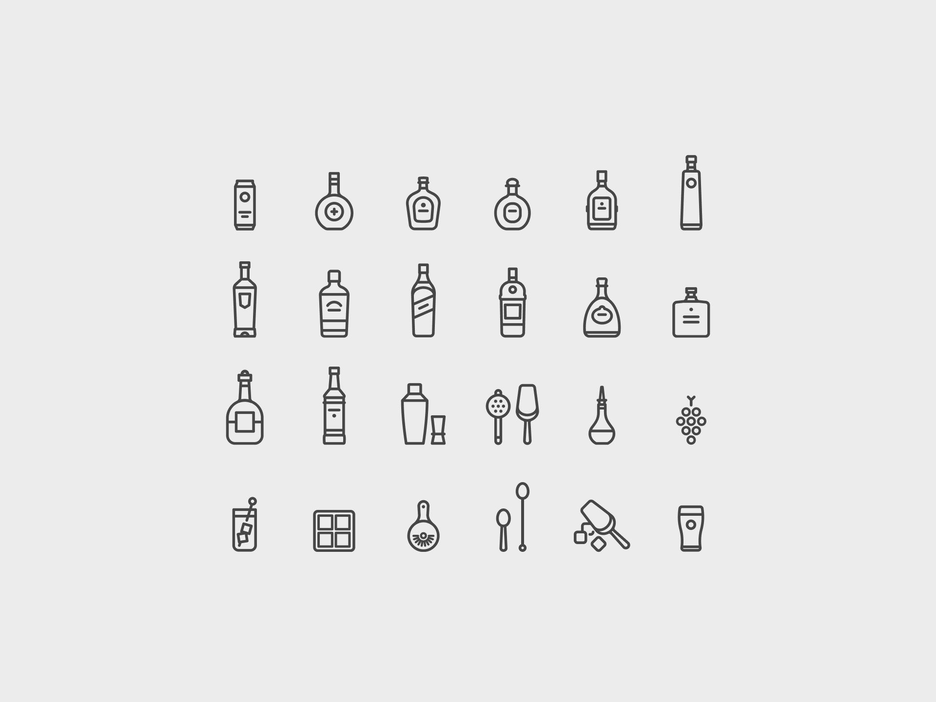 Collection of icons