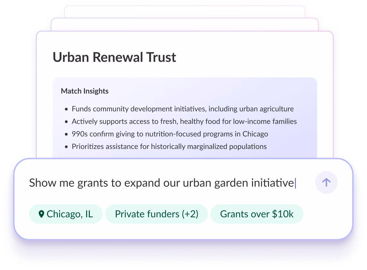 Instrumentl intelligent matching