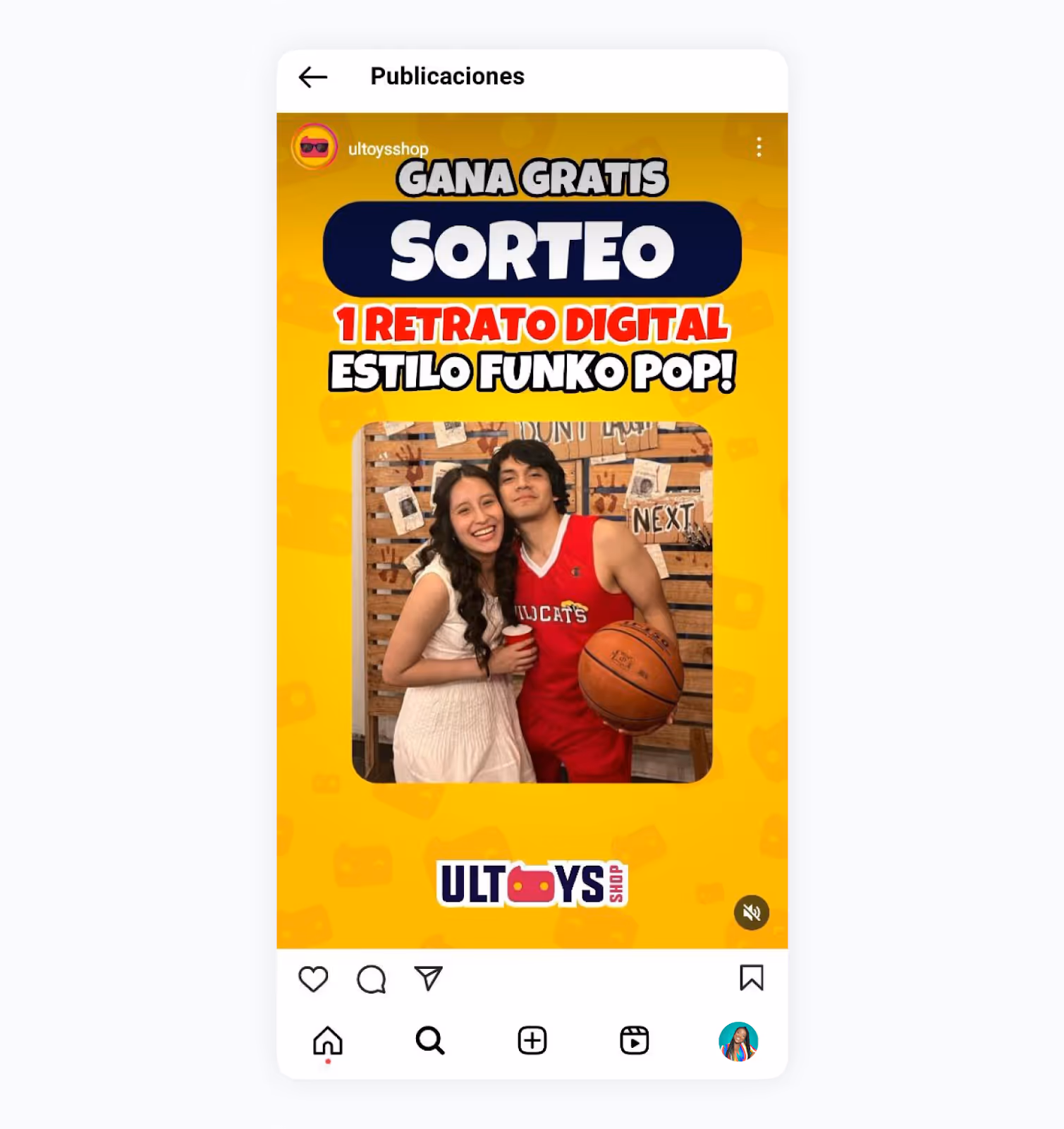 Ultoys, tienda de figuras para coleccionar, utiliza un concurso para involucrar a los verdaderos fans, ofreciéndoles un retrato digital en estilo de Funko Pop