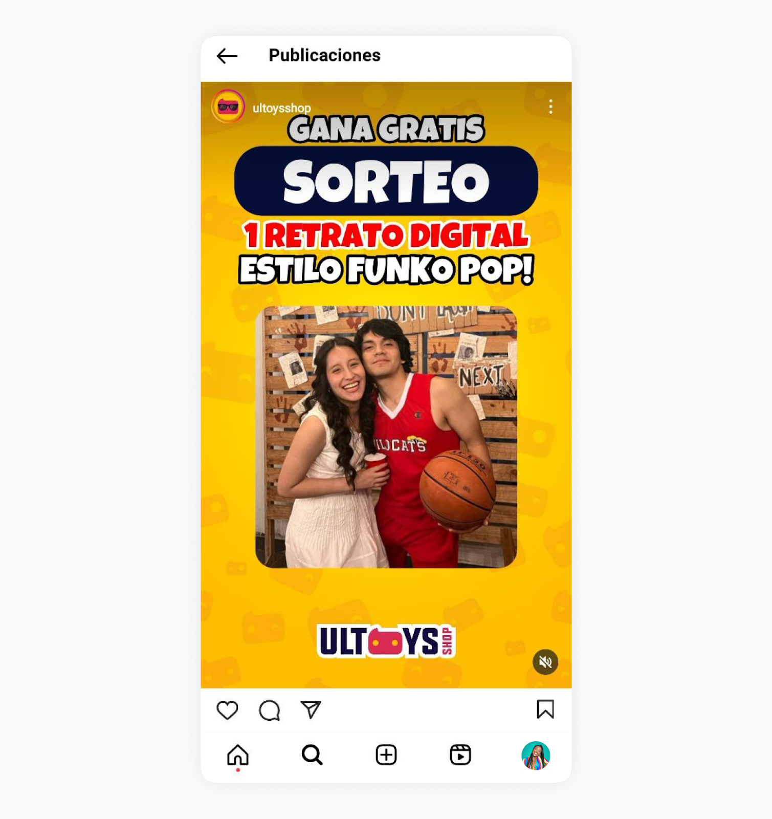 Ultoys, tienda de figuras para coleccionar, utiliza un concurso para involucrar a los verdaderos fans, ofreciéndoles un retrato digital en estilo de Funko Pop