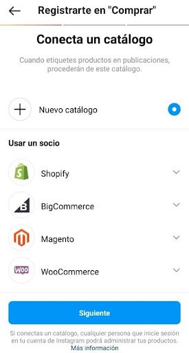 conectar catalogo