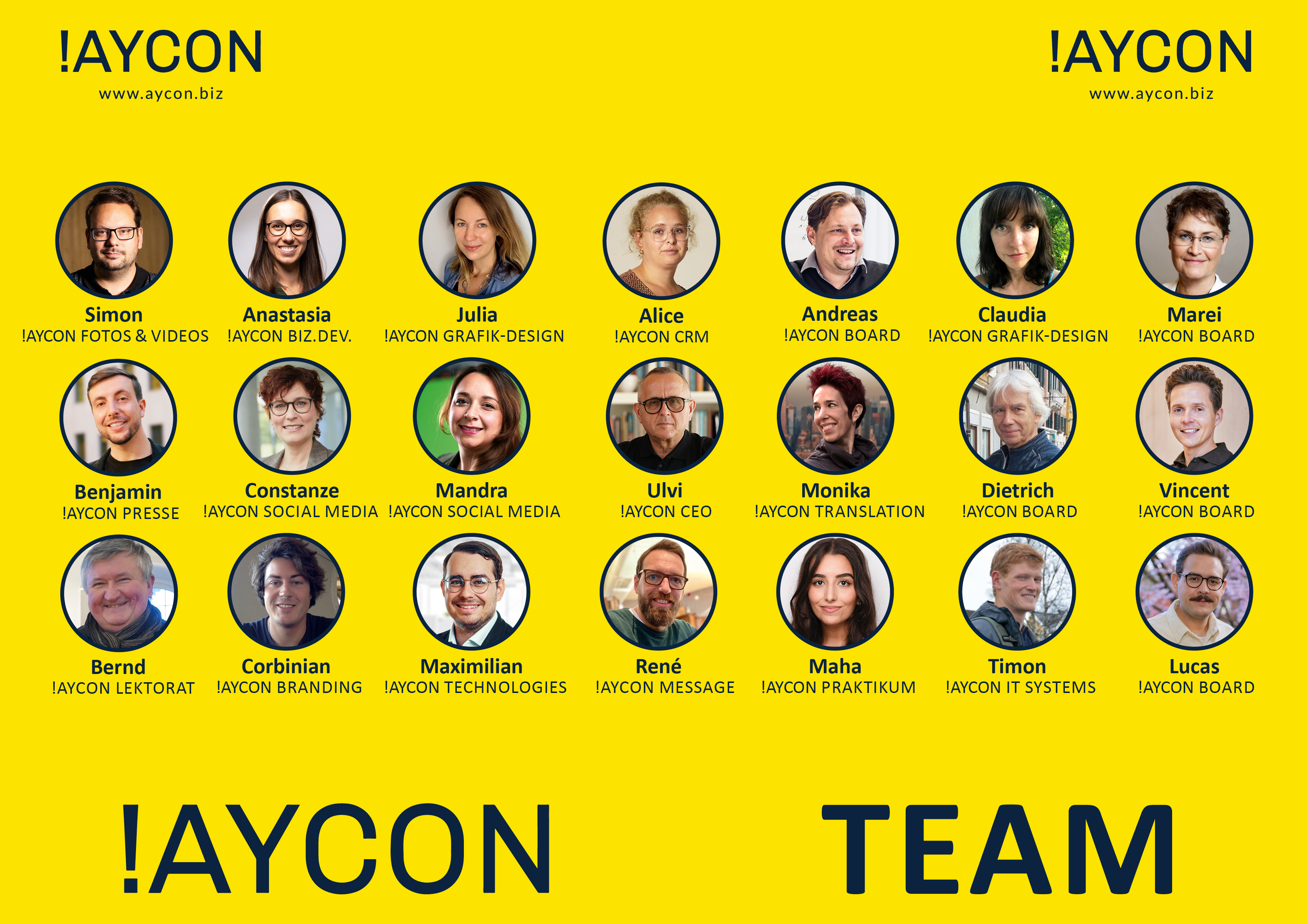 Welcome to Team AYCON Claudia