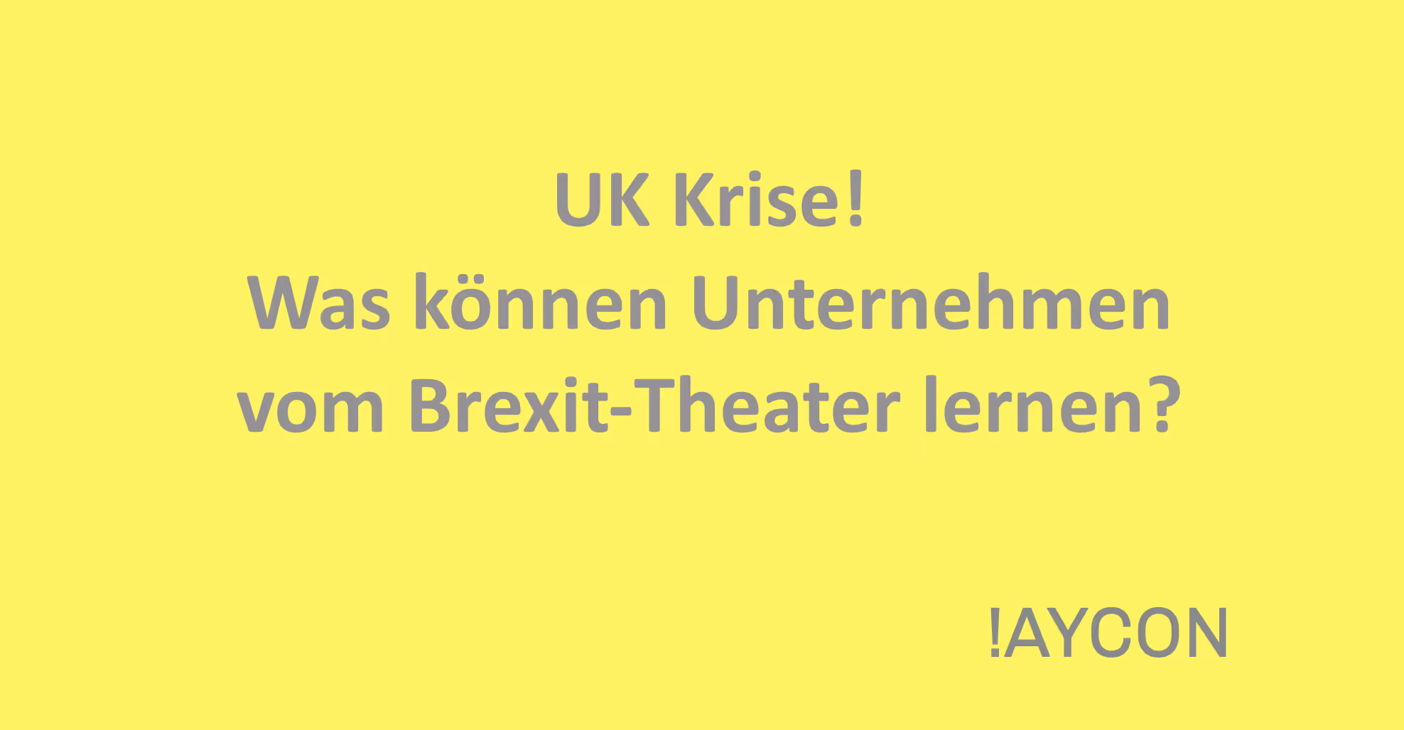 Wenn Krisenmanagement zur Management-Krise wird