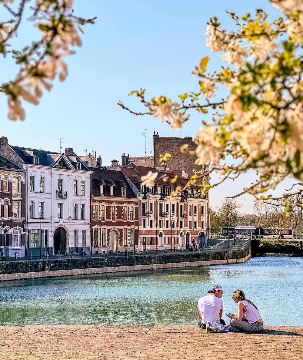 Joueurs jeu de piste à Lille