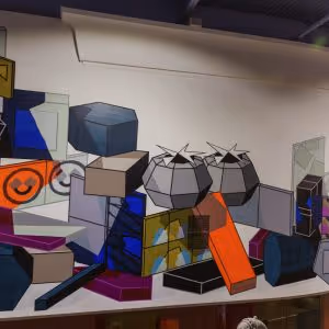 Geometric Colorful mural