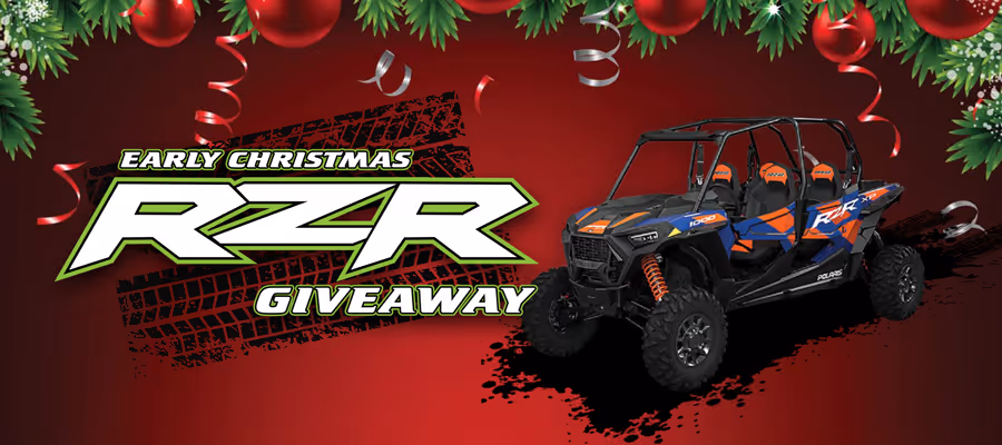 Early Christmas RZR Giveaway poster