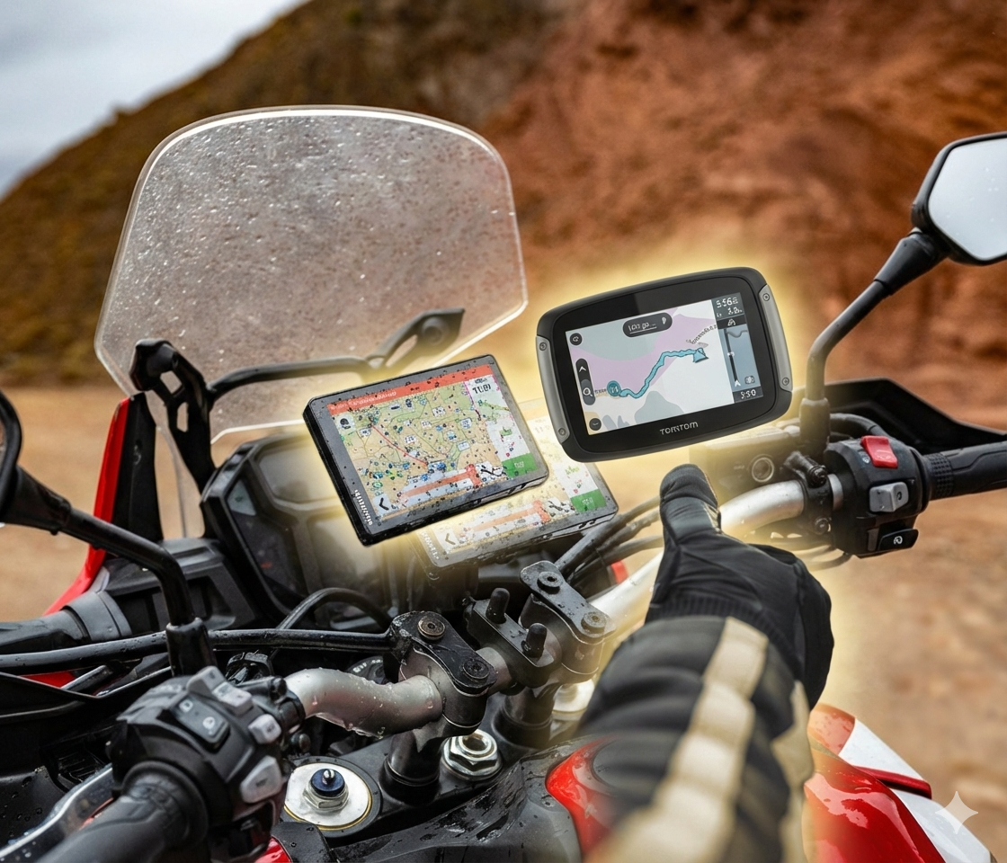 Motorrad Navi 2026: Garmin vs. TomTom vergleich