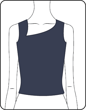 Asymmetrical Neckline