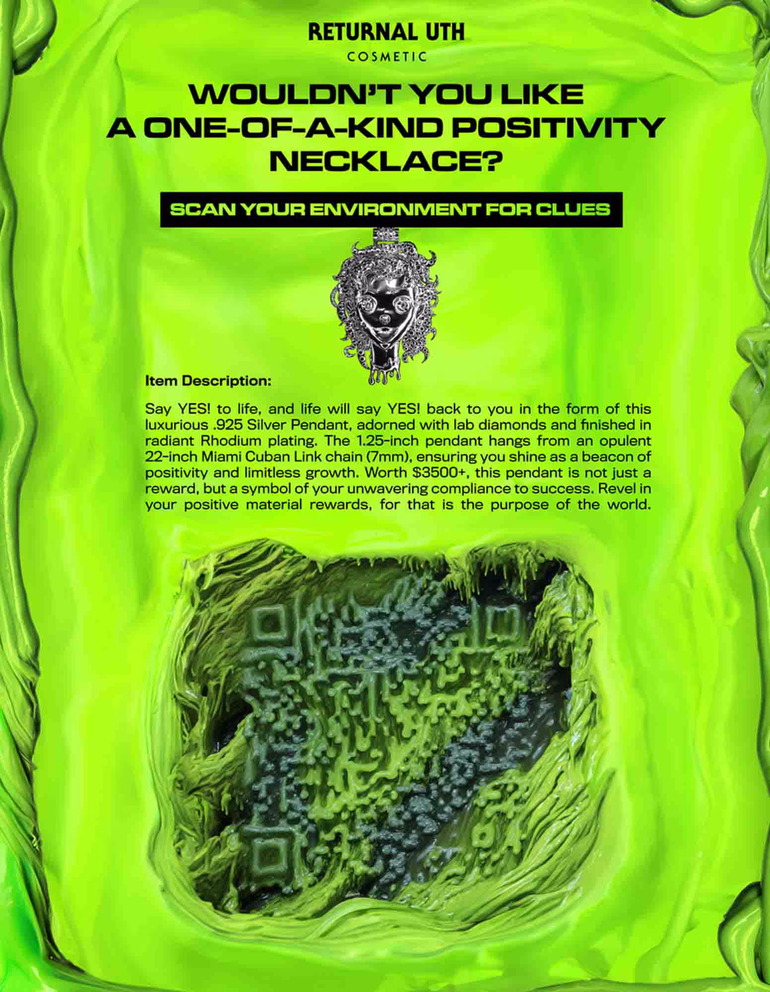 The back cover of a book with a green background.