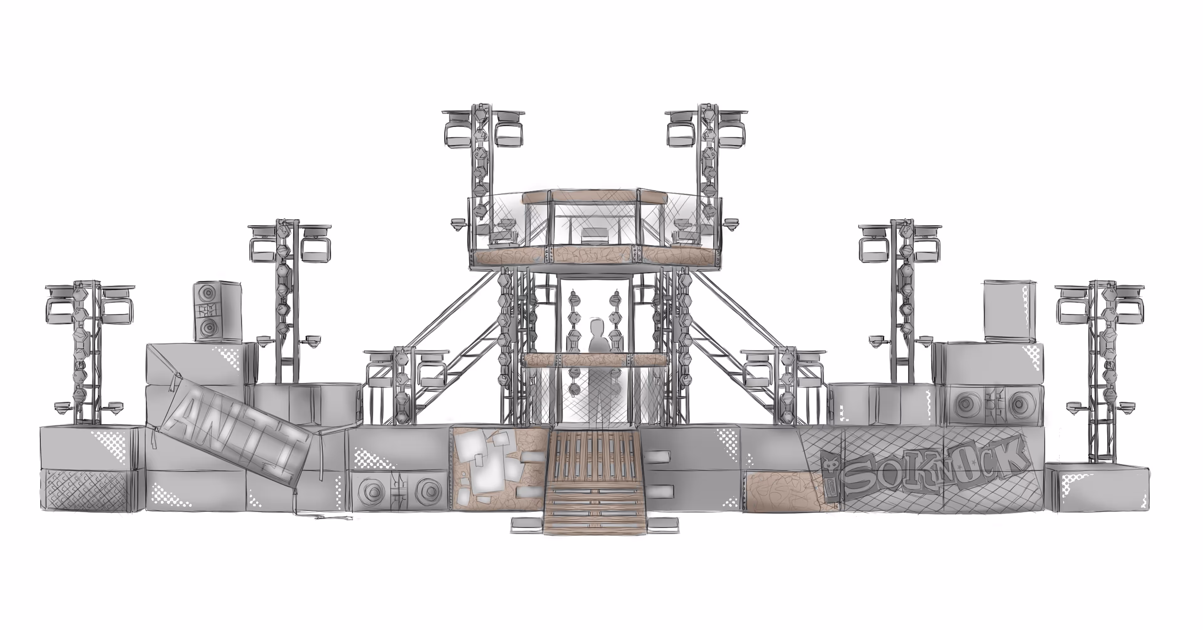 isoknock 2024 stage coachella 