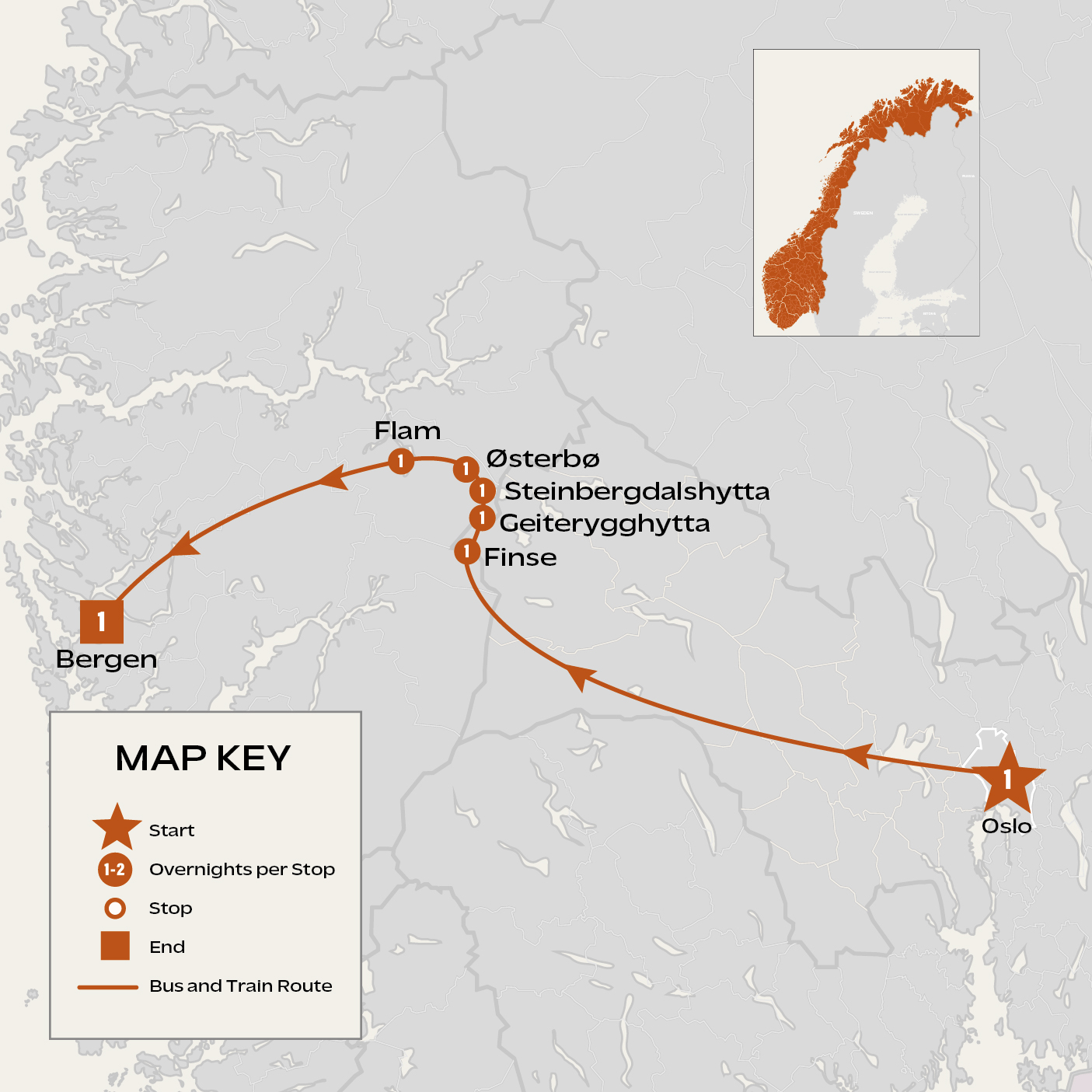 Map Itinerary