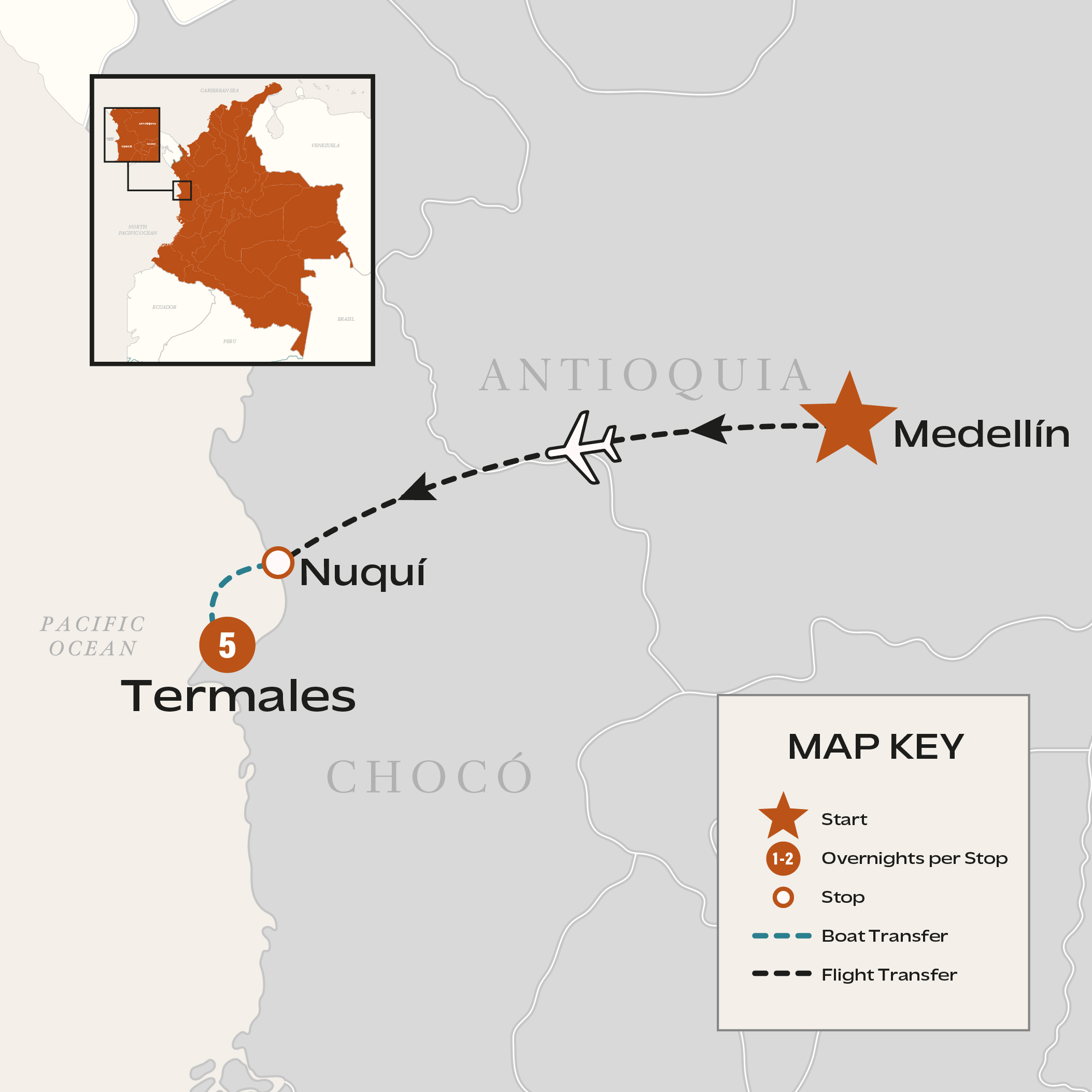 Map Itinerary
