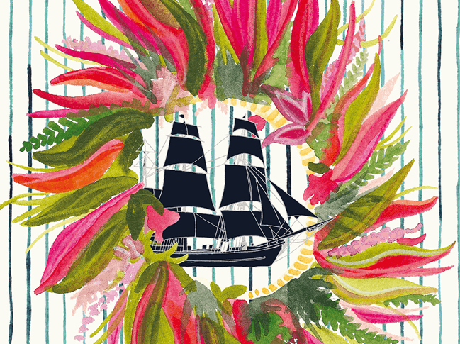 Illustration au vent des iles 