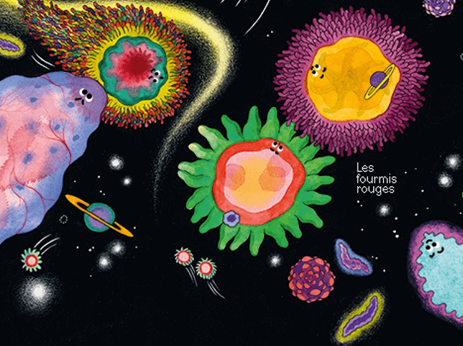 Illustration Fourmis Rouges