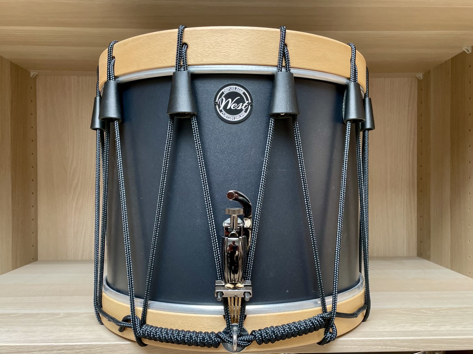 Tambour 4/4 Black 15" 