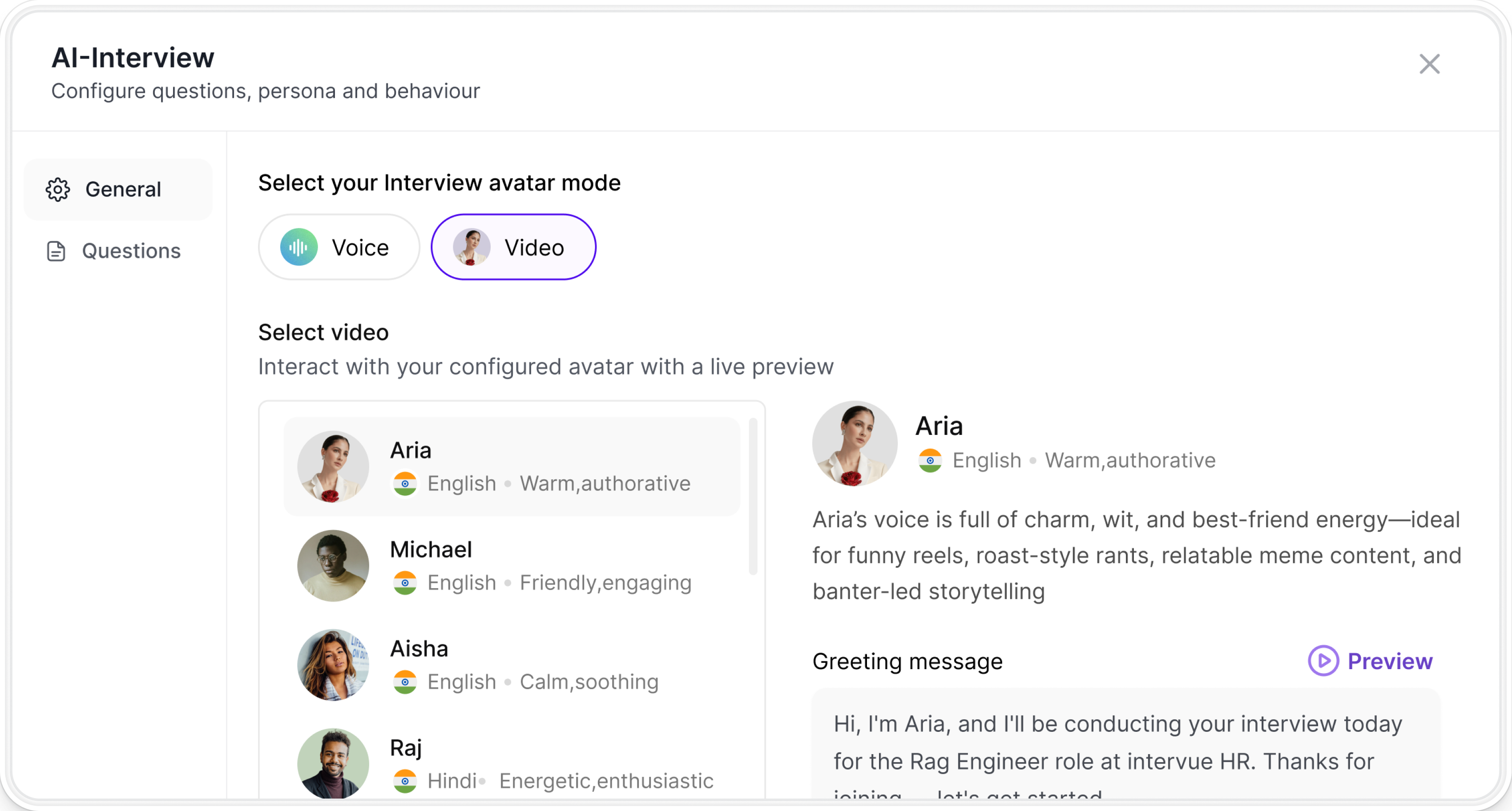 Intervue AI Interview Software