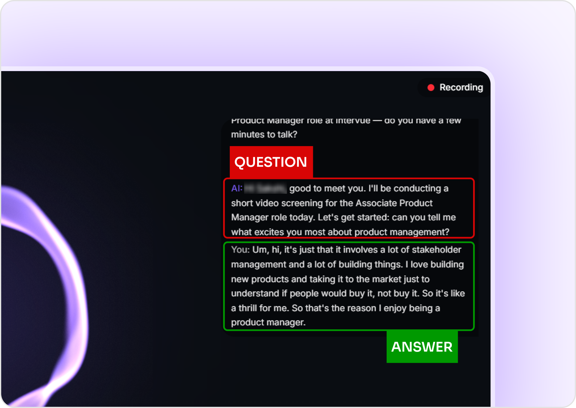Intervue AI Interview Step 1: What Gets Screened