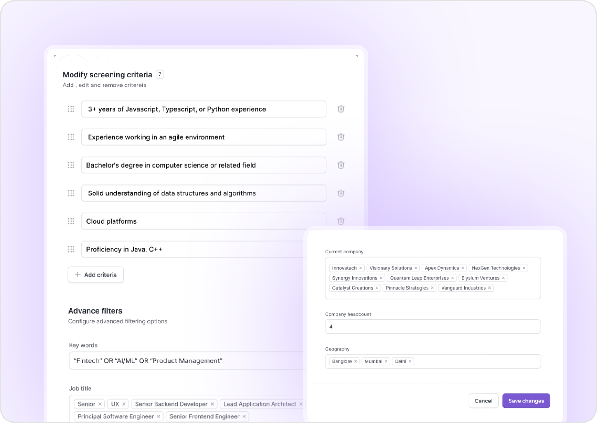 Intervue AI ATS Step 1: Find and Screen Candidates