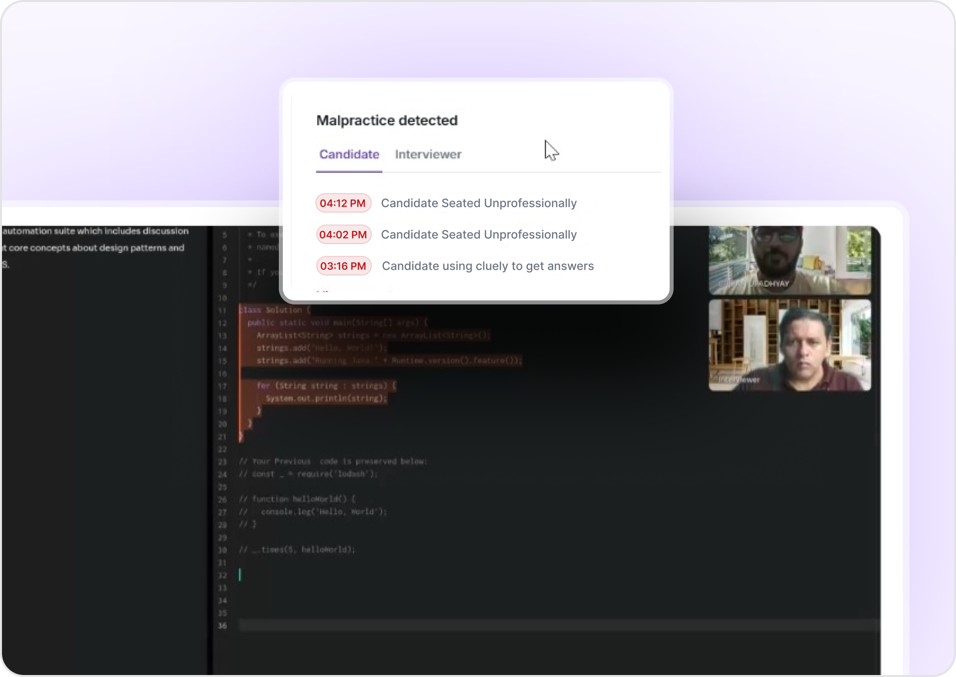 Intervue AI ATS Step 2: Assess and Interview Candidates