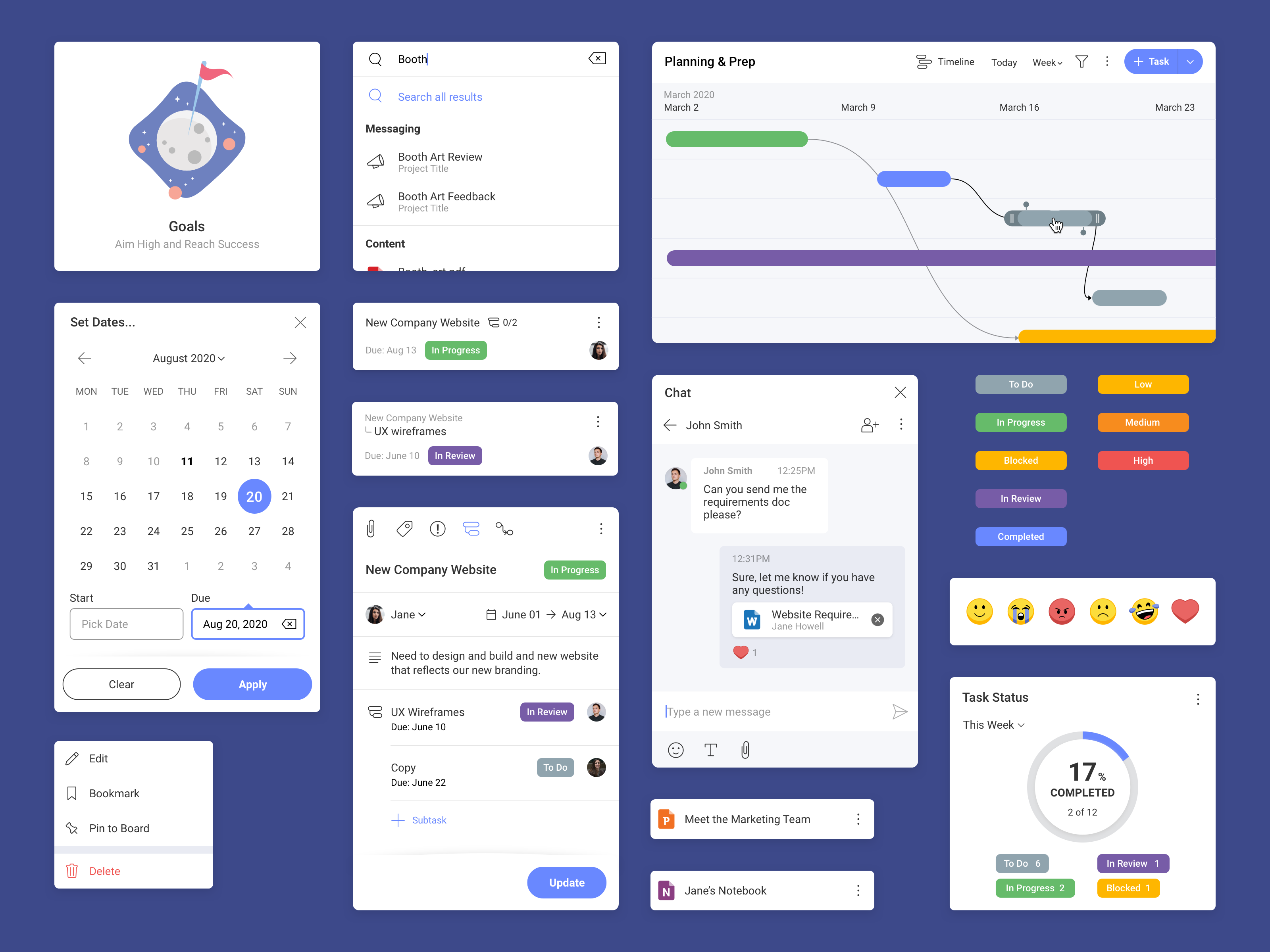 UI kit light theme