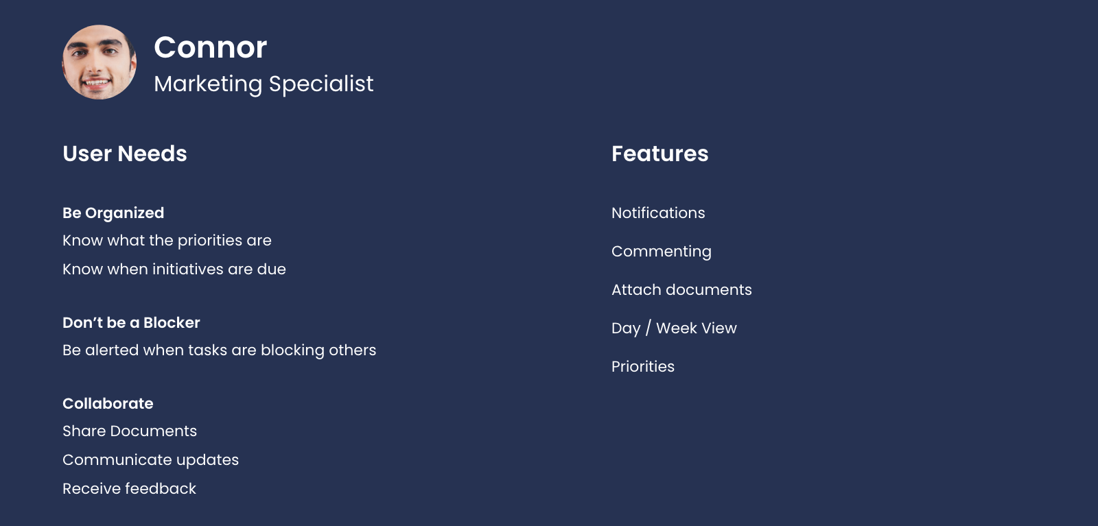 Individual Contributor Needs