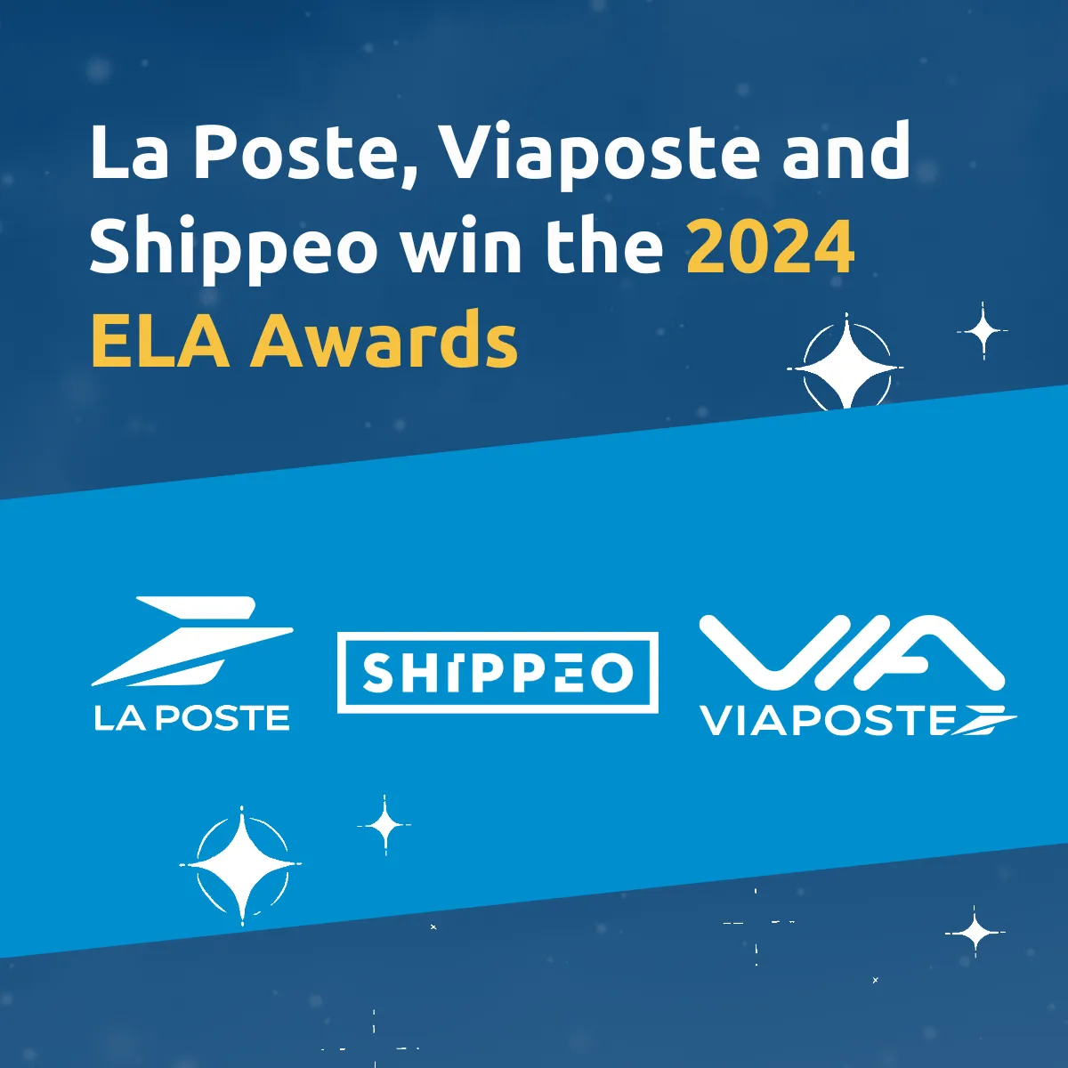 Shippeo and La Poste Win Prestigious ELA Award for "Real-Time Visibility Control Tower" Project 