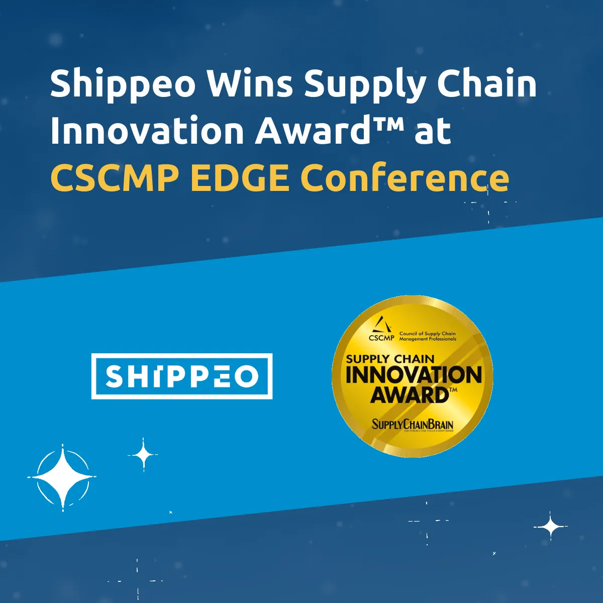 Shippeo Wins Supply Chain Innovation Award at CSCMP 2024 EDGE Conference 
