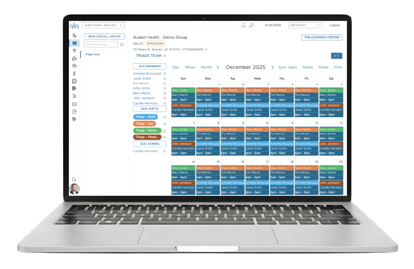 oncall scheduling software dashboard