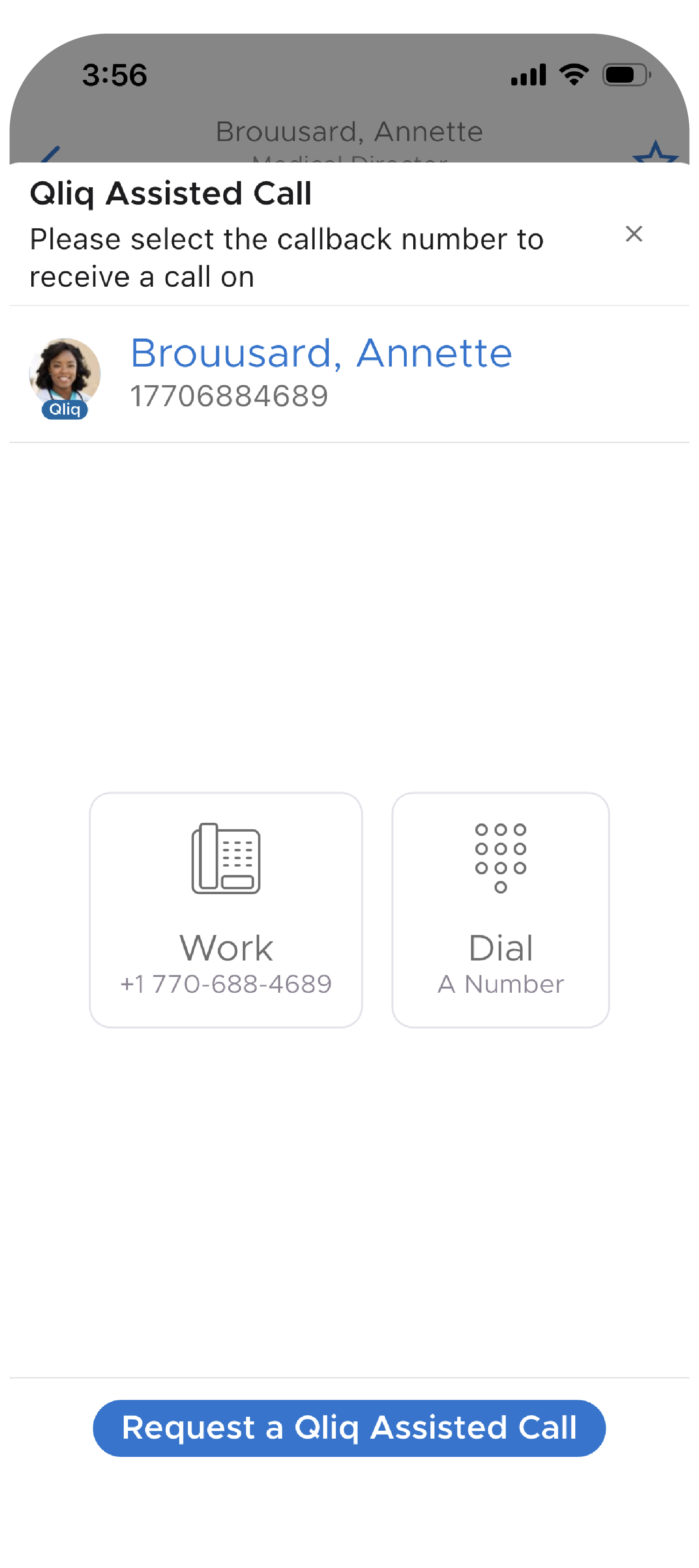 qliqchat caller id masking