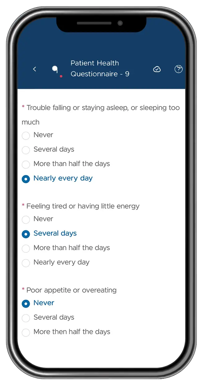 PHQ-9 depression screening online