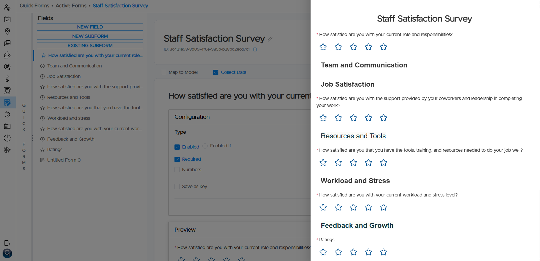 Staff Satisfaction Survey