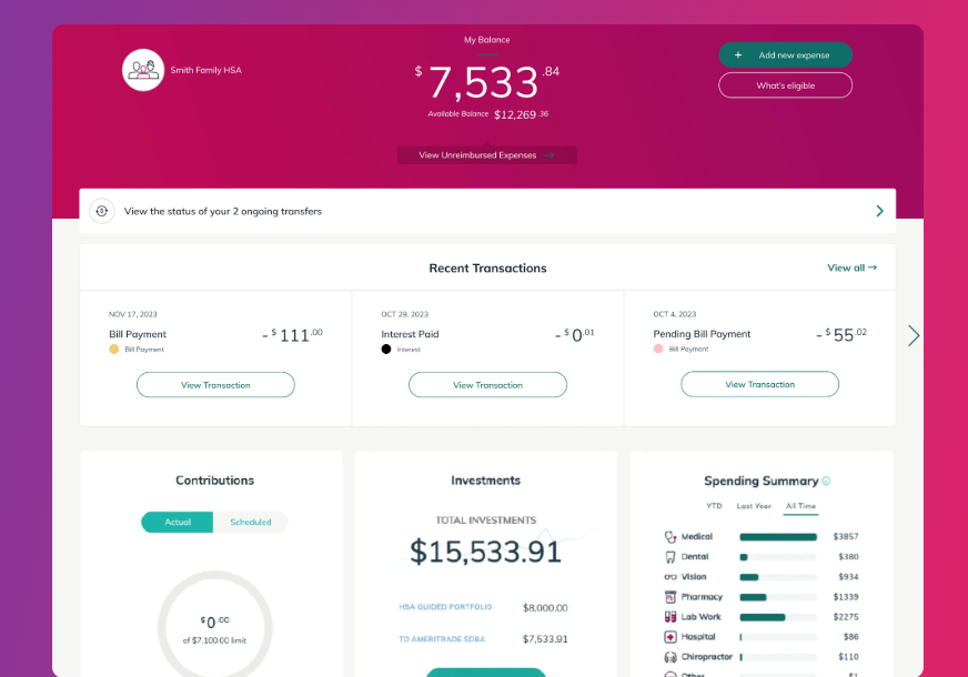 Lively’s HSA benefits hub