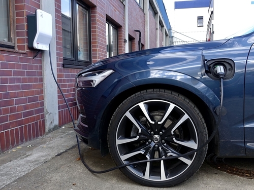 Wandmontage einer Wallbox