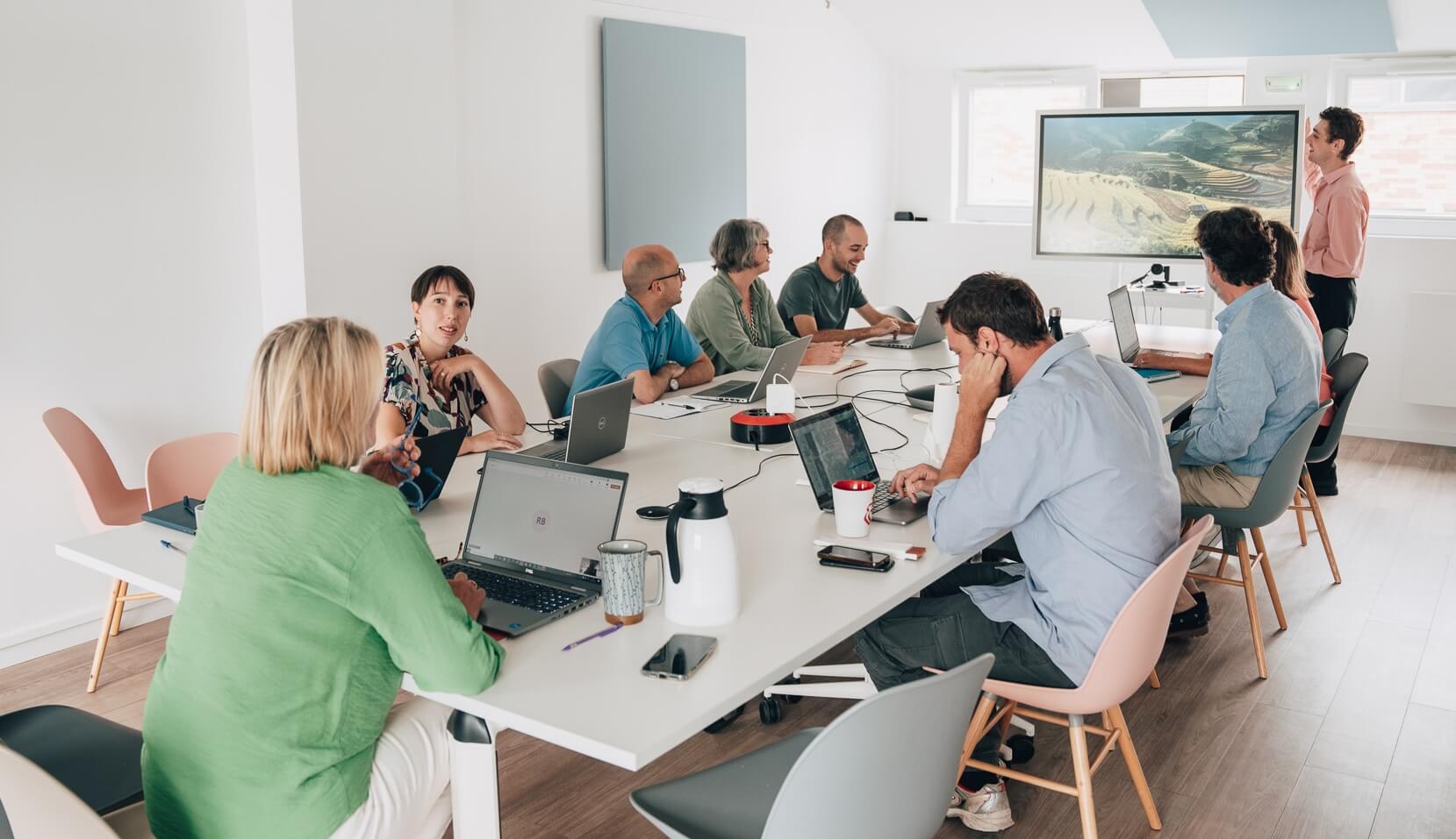 Photo of a Jenparle training session