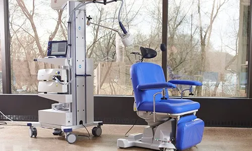 MagStim Horizon TMS therapy chair at Better Balance Psychiatry in St. George, Utah