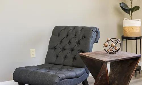 IV ketamine infusion treatment room at Better Balance Psychiatry in St. George and Cedar City, Utah