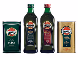 Sasso Extra Vergine Gusto Classico, Extra Vergine Gusto Ricco, Extra Vergine Oro, Olio Di Oliva