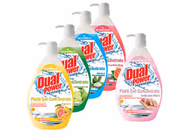 Dual Power Piatti Gel Concentrato con Dispenser