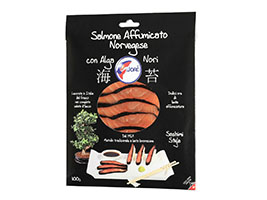 Fjord Salmone Affumicato Norvegese con Alga Nori