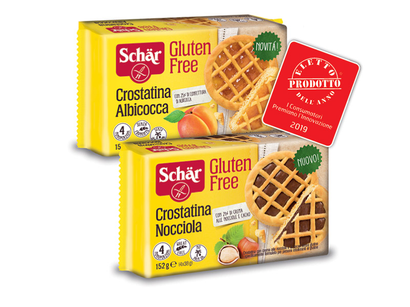 Schär Crostatine Nocciola e Crostatine Albicocca