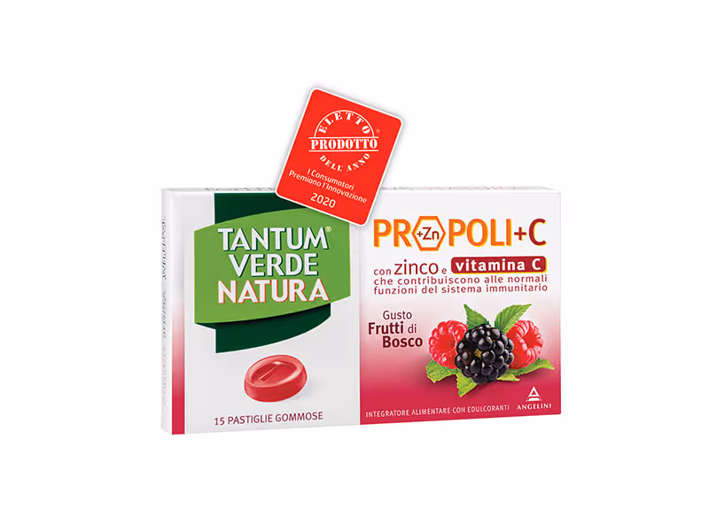 Tantum Verde Natura Pastiglie Gommose Frutti di Bosco