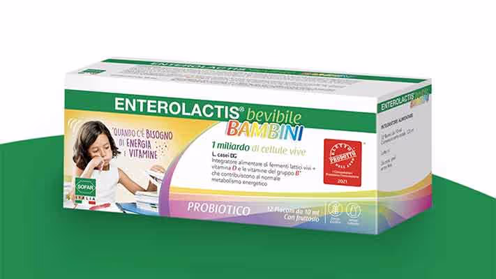 EPdA 2021 - Enterolactis Bevibile Bambini - Integratori fermenti lattici bambini