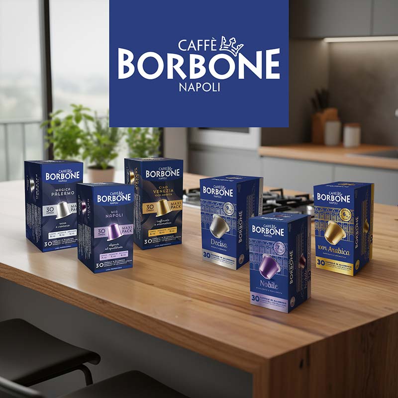 Borbone Capsule in alluminio