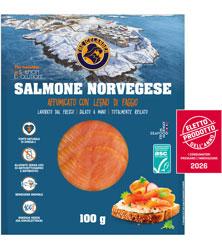The Icelander di Salmon Evolution Salmone Norvegese affumicato con legno di faggio