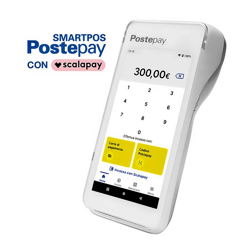 Postepay SmartPOS con Scalapay