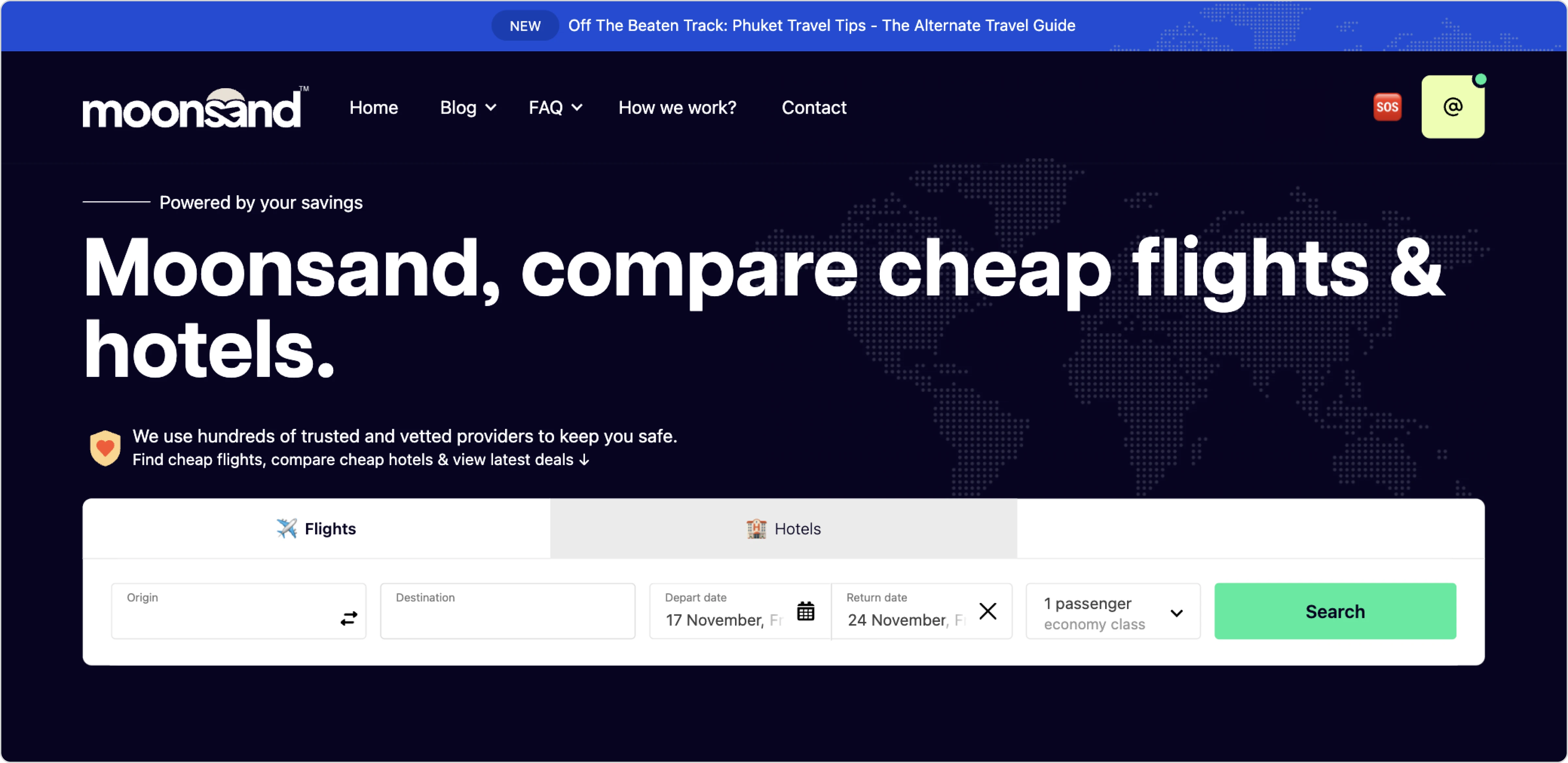 Best Google Flights Alternatives: Moonsand